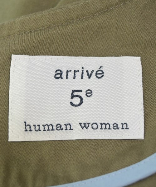 HUMAN WOMAN（ヒューマン　ウーマン）ワンピース 茶 サイズ:M レディース/2200642720085