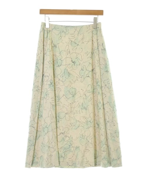 HUMAN WOMAN(ヒューマン　ウーマン)ロング・マキシ丈スカート ベージュ サイズ:M/2200642720122