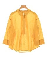HUMAN WOMAN（ヒューマン　ウーマン）ブラウス 黄 サイズ:S レディース/2200642720252