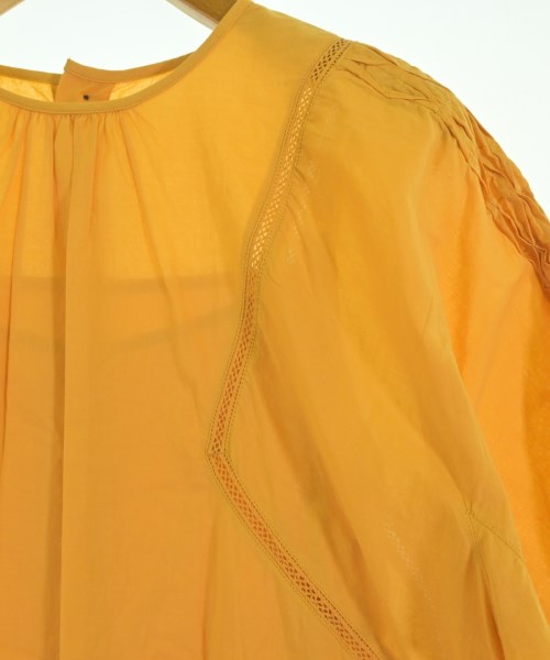 HUMAN WOMAN（ヒューマン　ウーマン）シャツワンピース 黄 サイズ:M レディース/2200642720313