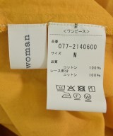 HUMAN WOMAN（ヒューマン　ウーマン）シャツワンピース 黄 サイズ:M レディース/2200642720313