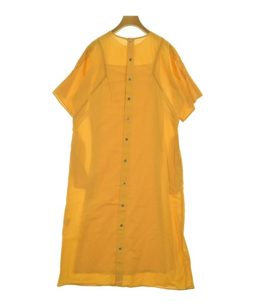 HUMAN WOMAN（ヒューマン　ウーマン）シャツワンピース 黄 サイズ:M レディース/2200642720320
