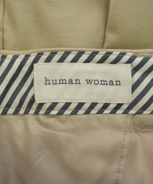 HUMAN WOMAN（ヒューマン　ウーマン）スラックス ベージュ サイズ:SS レディース/2200642720344