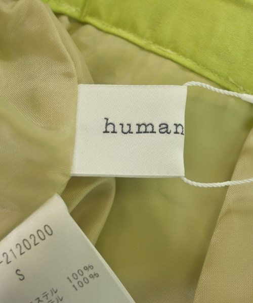 HUMAN WOMAN（ヒューマン　ウーマン）ロング・マキシ丈スカート 緑 サイズ:S レディース/2200642720368