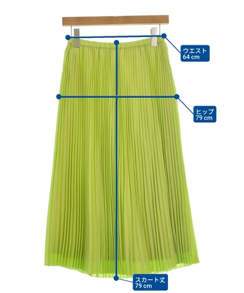 HUMAN WOMAN（ヒューマン　ウーマン）ロング・マキシ丈スカート 緑 サイズ:S レディース/2200642720368