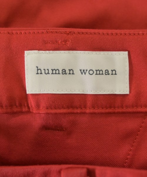 HUMAN WOMAN（ヒューマン　ウーマン）チノパン 赤 サイズ:M レディース/2200642720382