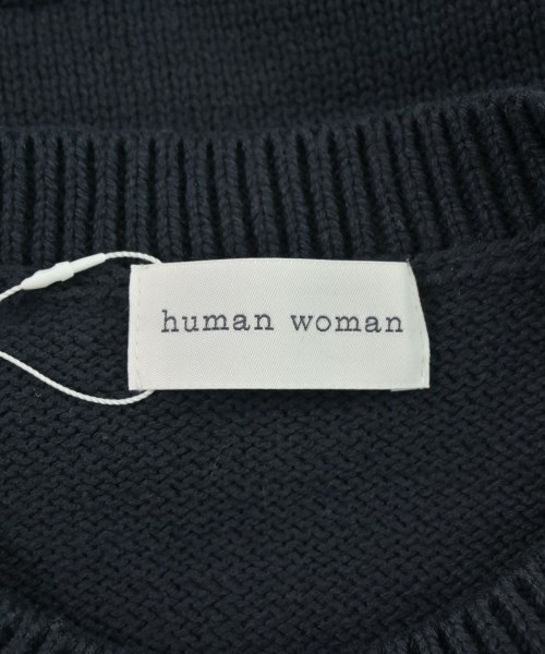 HUMAN WOMAN（ヒューマン　ウーマン）ニット・セーター 紺 サイズ:M レディース/2200642720436