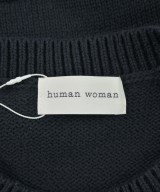 HUMAN WOMAN（ヒューマン　ウーマン）ニット・セーター 紺 サイズ:M レディース/2200642720450