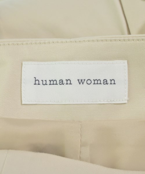 HUMAN WOMAN（ヒューマン　ウーマン）ワンピース ベージュ サイズ:M レディース/2200642720535