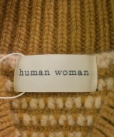 HUMAN WOMAN（ヒューマン　ウーマン）ニット・セーター 茶 サイズ:M レディース/2200642720740