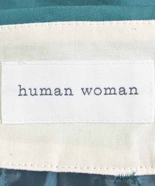 HUMAN WOMAN（ヒューマン　ウーマン）スラックス 緑 サイズ:S レディース/2200642720894