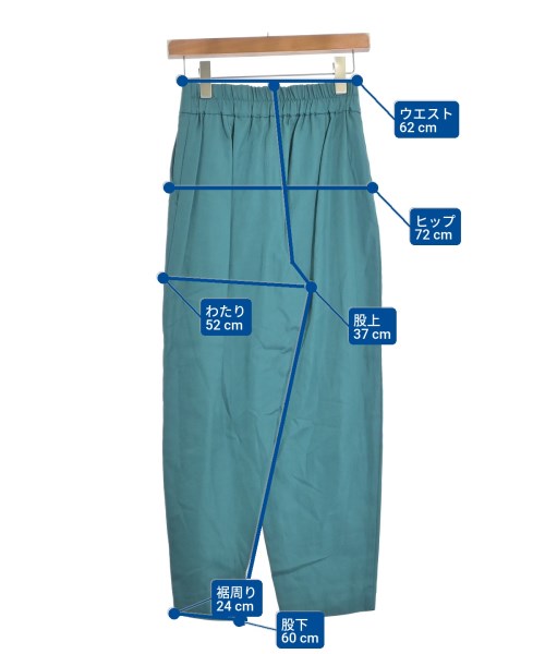 HUMAN WOMAN（ヒューマン　ウーマン）スラックス 緑 サイズ:S レディース/2200642720894