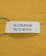 HUMAN WOMAN（ヒューマン　ウーマン）ニット・セーター 黄 サイズ:M レディース/2200642722881