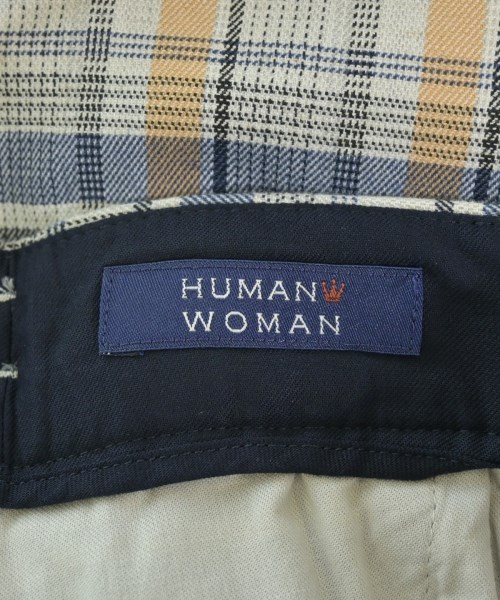 HUMAN WOMAN（ヒューマン　ウーマン）クロップドパンツ ベージュ サイズ:M レディース/2200642722942