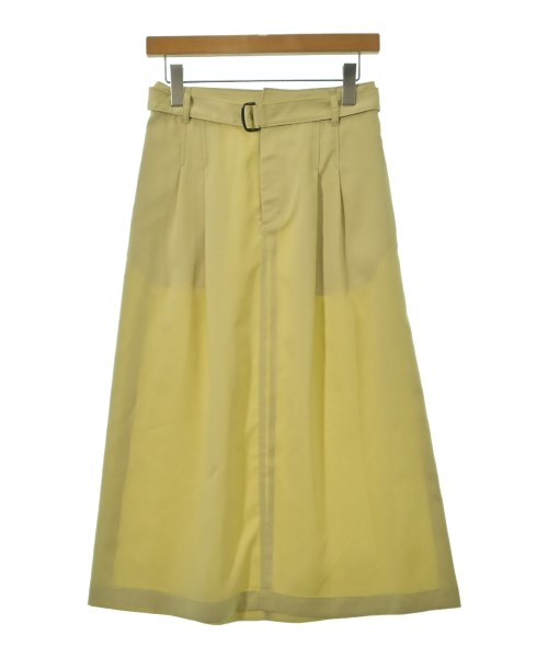 HUMAN WOMAN(ヒューマン　ウーマン)ロング・マキシ丈スカート 黄 サイズ:M/2200642722997