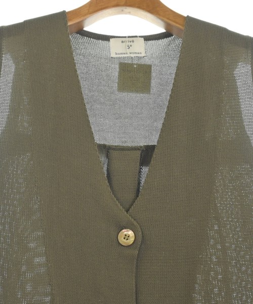HUMAN WOMAN（ヒューマン　ウーマン）ベスト カーキ サイズ:M レディース/2200642723970