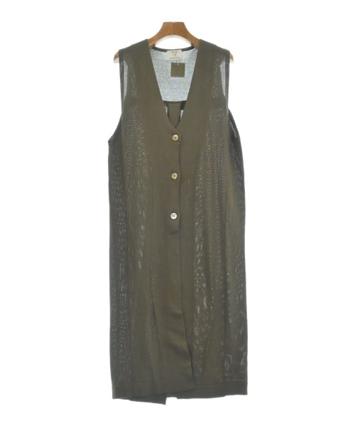 HUMAN WOMAN(ヒューマン　ウーマン)ベスト カーキ サイズ:M/2200642723994