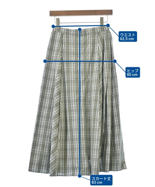 HUMAN WOMAN（ヒューマン　ウーマン）ロング・マキシ丈スカート グレー サイズ:S レディース/2200642724014