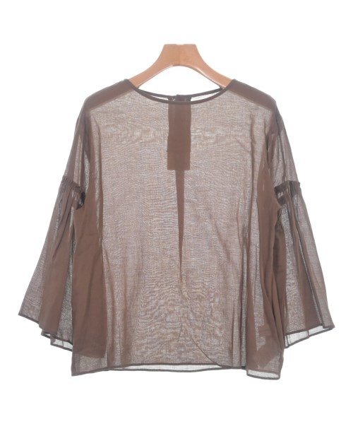 HUMAN WOMAN(ヒューマン　ウーマン)ブラウス 茶 サイズ:M/2200642724090