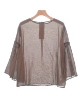 HUMAN WOMAN（ヒューマン　ウーマン）ブラウス 茶 サイズ:M レディース/2200642724090