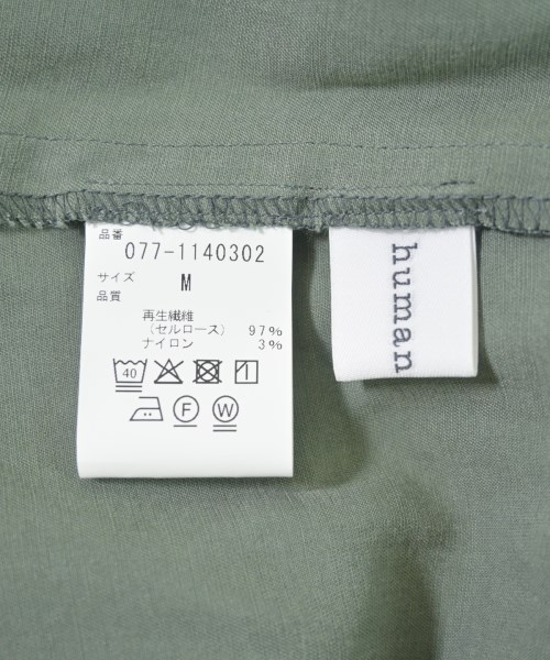 HUMAN WOMAN（ヒューマン　ウーマン）ワンピース カーキ サイズ:M レディース/2200642724106