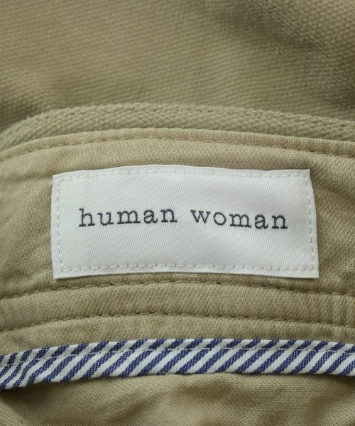HUMAN WOMAN（ヒューマン　ウーマン）チノパン ベージュ サイズ:M レディース/2200642724182