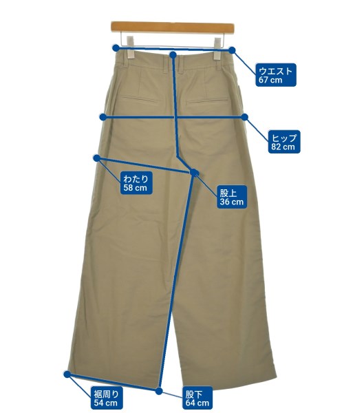 HUMAN WOMAN（ヒューマン　ウーマン）チノパン ベージュ サイズ:M レディース/2200642724182