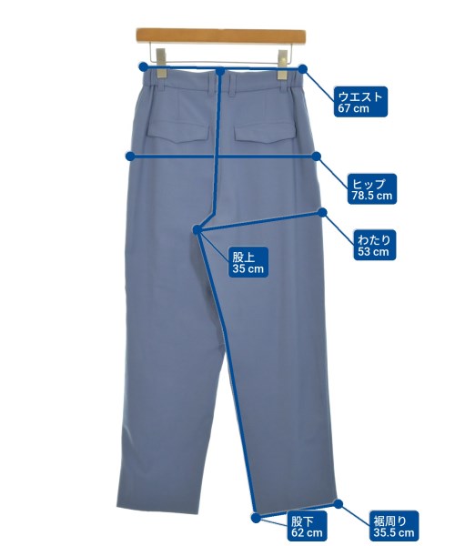 HUMAN WOMAN（ヒューマン　ウーマン）スラックス 青 サイズ:S レディース/2200642724229