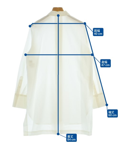 HUMAN WOMAN（ヒューマン　ウーマン）カジュアルシャツ 白 サイズ:M レディース/2200642724496