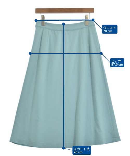 HUMAN WOMAN（ヒューマン　ウーマン）ロング・マキシ丈スカート 青 サイズ:M レディース/2200642725073