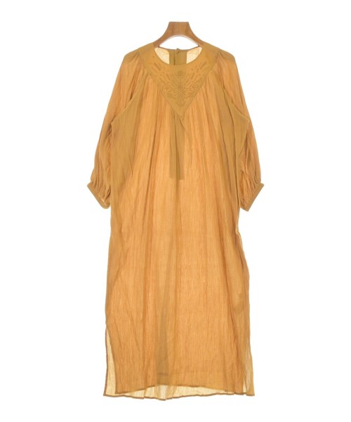 HUMAN WOMAN(ヒューマン　ウーマン)ワンピース 黄 サイズ:M/2200642726094