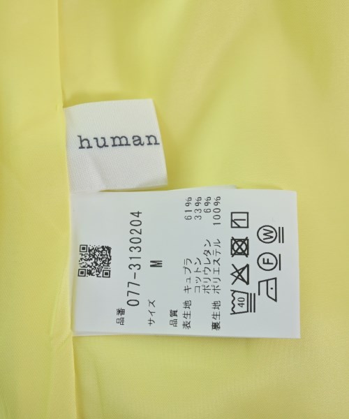 HUMAN WOMAN（ヒューマン　ウーマン）その他 黄 サイズ:M レディース/2200642726209