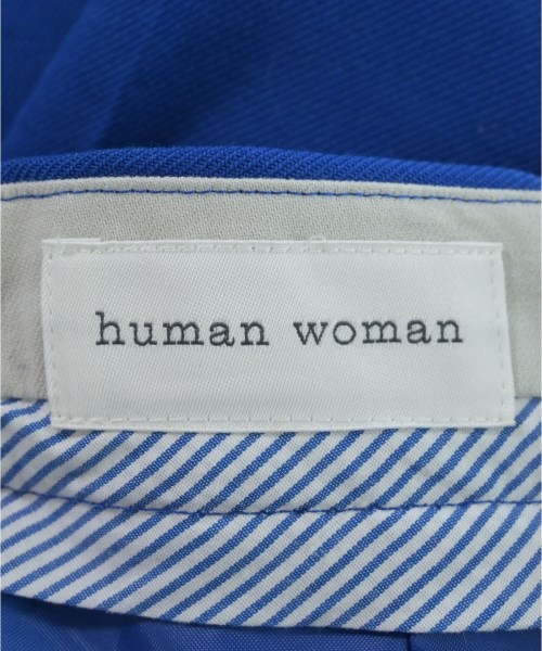 HUMAN WOMAN（ヒューマン　ウーマン）スラックス 青 サイズ:S レディース/2200642726513