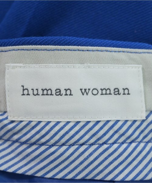 HUMAN WOMAN（ヒューマン　ウーマン）スラックス 青 サイズ:S レディース/2200642726520