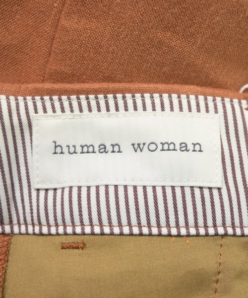 HUMAN WOMAN（ヒューマン　ウーマン）スラックス 茶 サイズ:M レディース/2200642726681