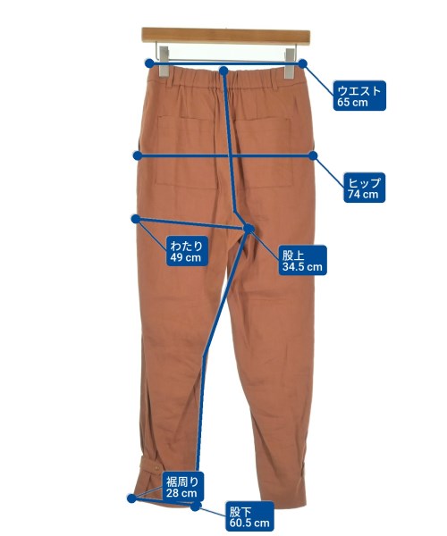 HUMAN WOMAN（ヒューマン　ウーマン）スラックス 茶 サイズ:M レディース/2200642726681