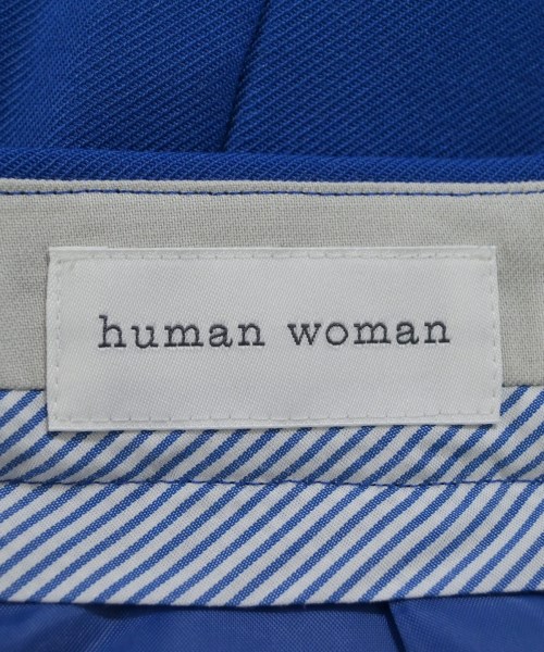 HUMAN WOMAN（ヒューマン　ウーマン）スラックス 青 サイズ:M レディース/2200642726766