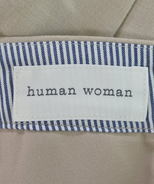 HUMAN WOMAN（ヒューマン　ウーマン）スラックス ベージュ サイズ:M レディース/2200642727022