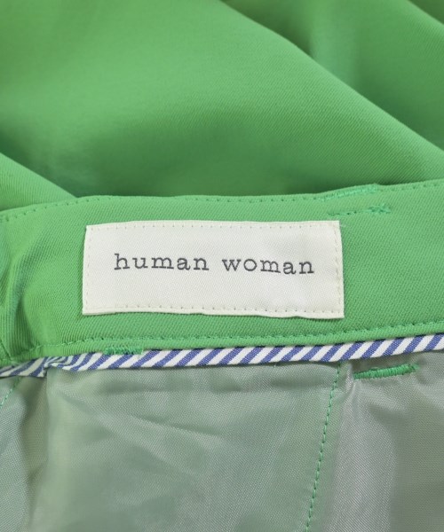 HUMAN WOMAN（ヒューマン　ウーマン）スラックス 緑 サイズ:S レディース/2200642727572
