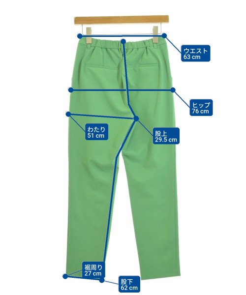 HUMAN WOMAN（ヒューマン　ウーマン）スラックス 緑 サイズ:S レディース/2200642727589