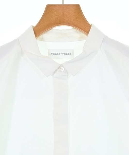 HUMAN WOMAN（ヒューマン　ウーマン）ブラウス 白 サイズ:M レディース/2200642729330