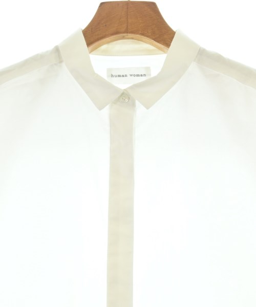 HUMAN WOMAN（ヒューマン　ウーマン）ブラウス 白 サイズ:M レディース/2200642729354