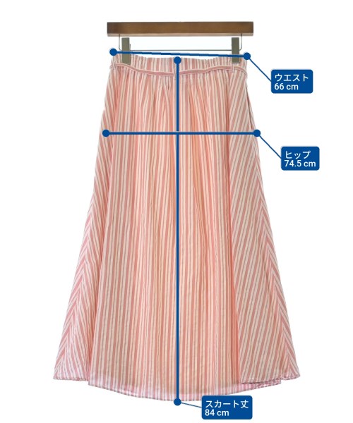 HUMAN WOMAN（ヒューマン　ウーマン）ロング・マキシ丈スカート オレンジ サイズ:M レディース/2200642729699