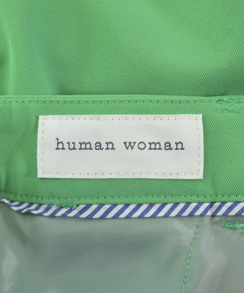 HUMAN WOMAN（ヒューマン　ウーマン）スラックス 緑 サイズ:M レディース/2200642730107