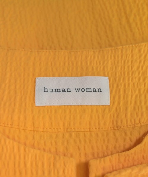 HUMAN WOMAN（ヒューマン　ウーマン）ブラウス オレンジ サイズ:M レディース/2200642732439