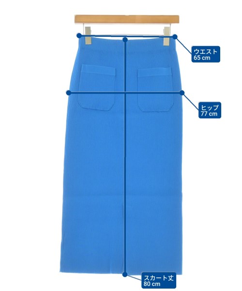 HUMAN WOMAN（ヒューマン　ウーマン）ロング・マキシ丈スカート 青 サイズ:M レディース/2200642732781