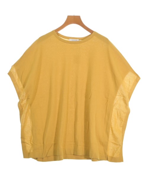 HUMAN WOMAN(ヒューマン　ウーマン)ニット・セーター 黄 サイズ:M/2200642733313