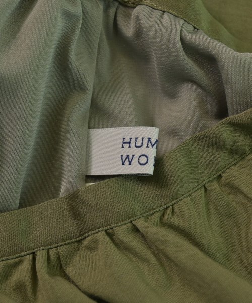 HUMAN WOMAN（ヒューマン　ウーマン）ロング・マキシ丈スカート カーキ サイズ:M レディース/2200642733382