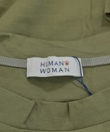 HUMAN WOMAN（ヒューマン　ウーマン）Tシャツ・カットソー カーキ サイズ:M レディース/2200642733412