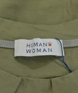 HUMAN WOMAN（ヒューマン　ウーマン）Tシャツ・カットソー カーキ サイズ:M レディース/2200642733429